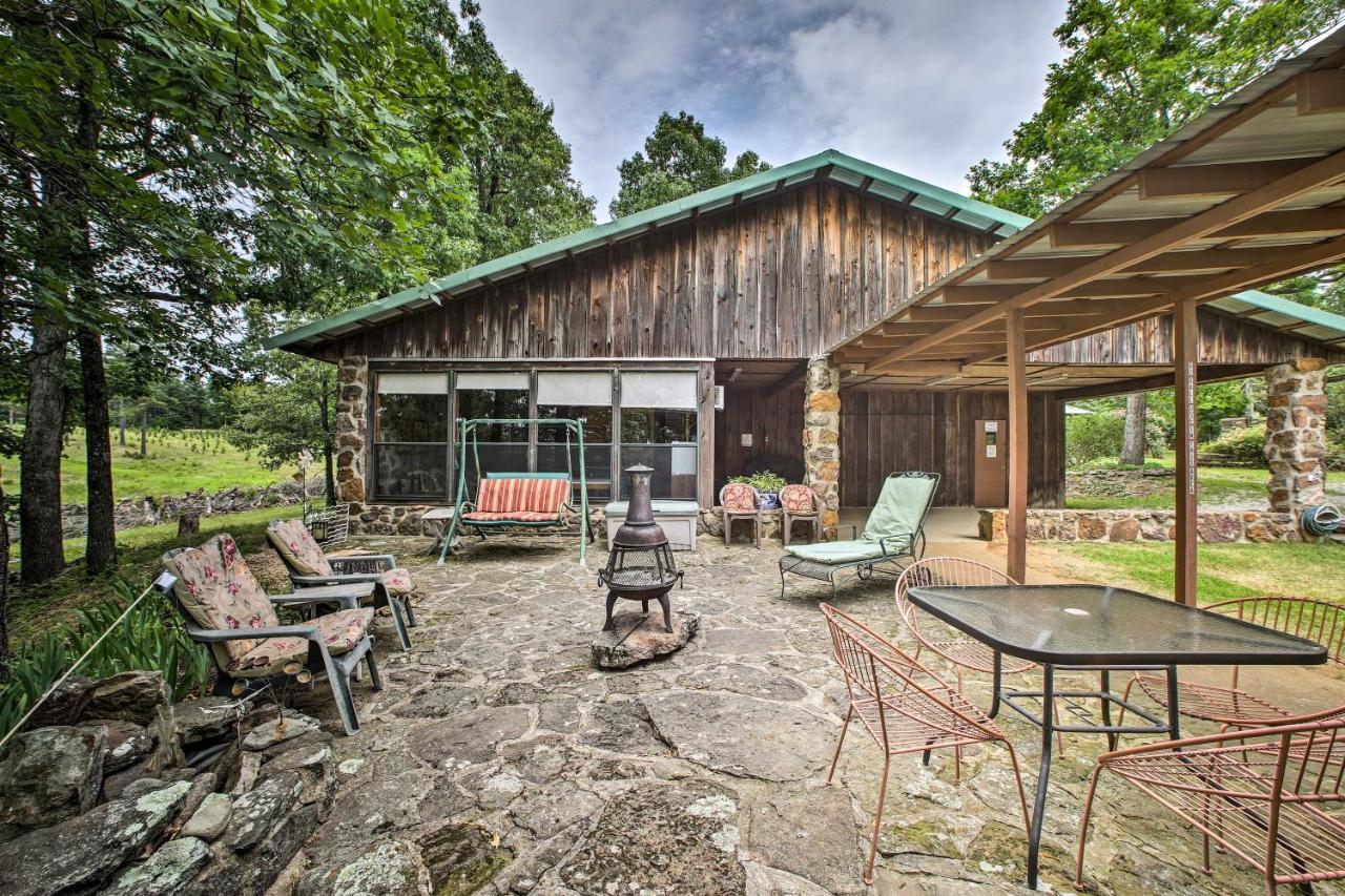 Pine Lodge Cabin On 450 Acres In Ozark Mountains Ponca Exterior foto