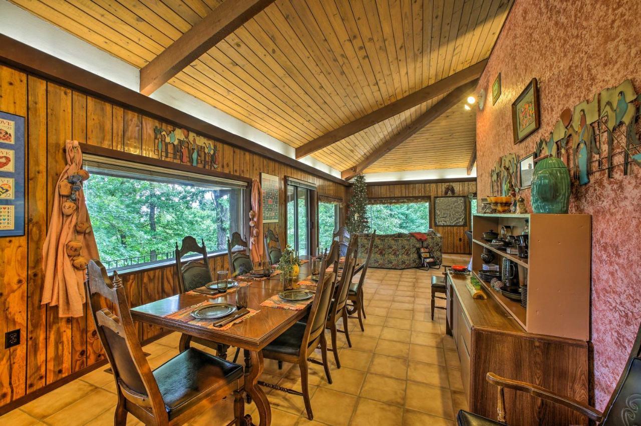 Pine Lodge Cabin On 450 Acres In Ozark Mountains Ponca Exterior foto