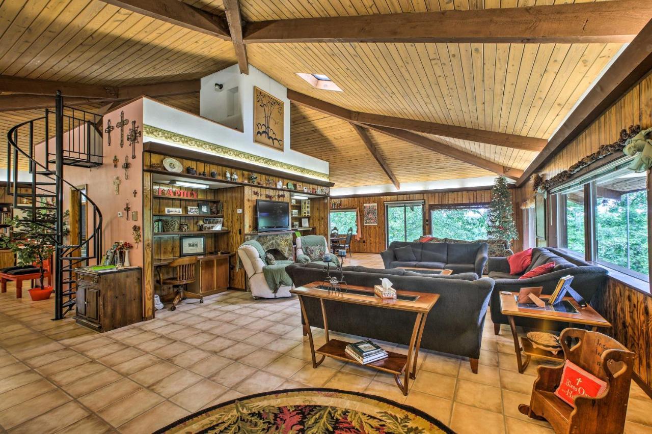 Pine Lodge Cabin On 450 Acres In Ozark Mountains Ponca Exterior foto