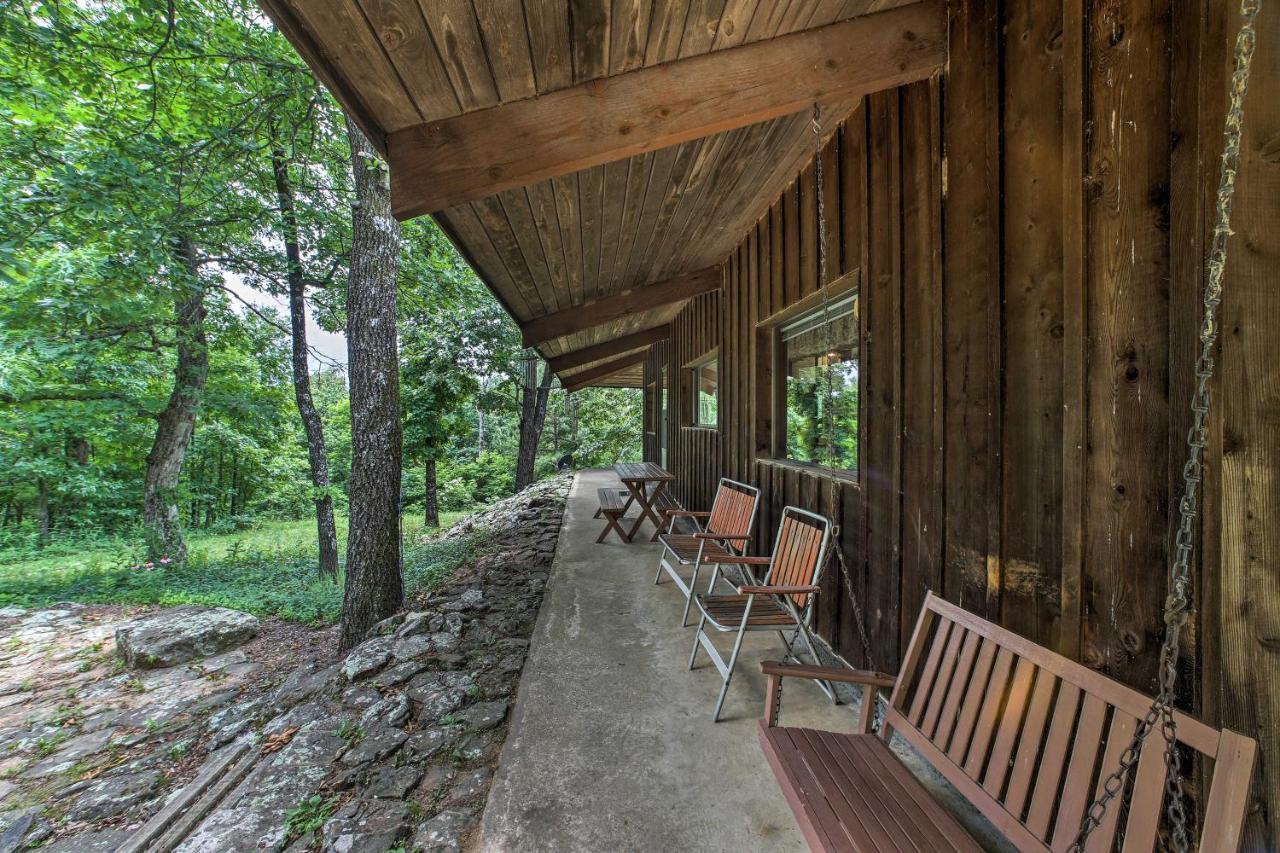 Pine Lodge Cabin On 450 Acres In Ozark Mountains Ponca Exterior foto
