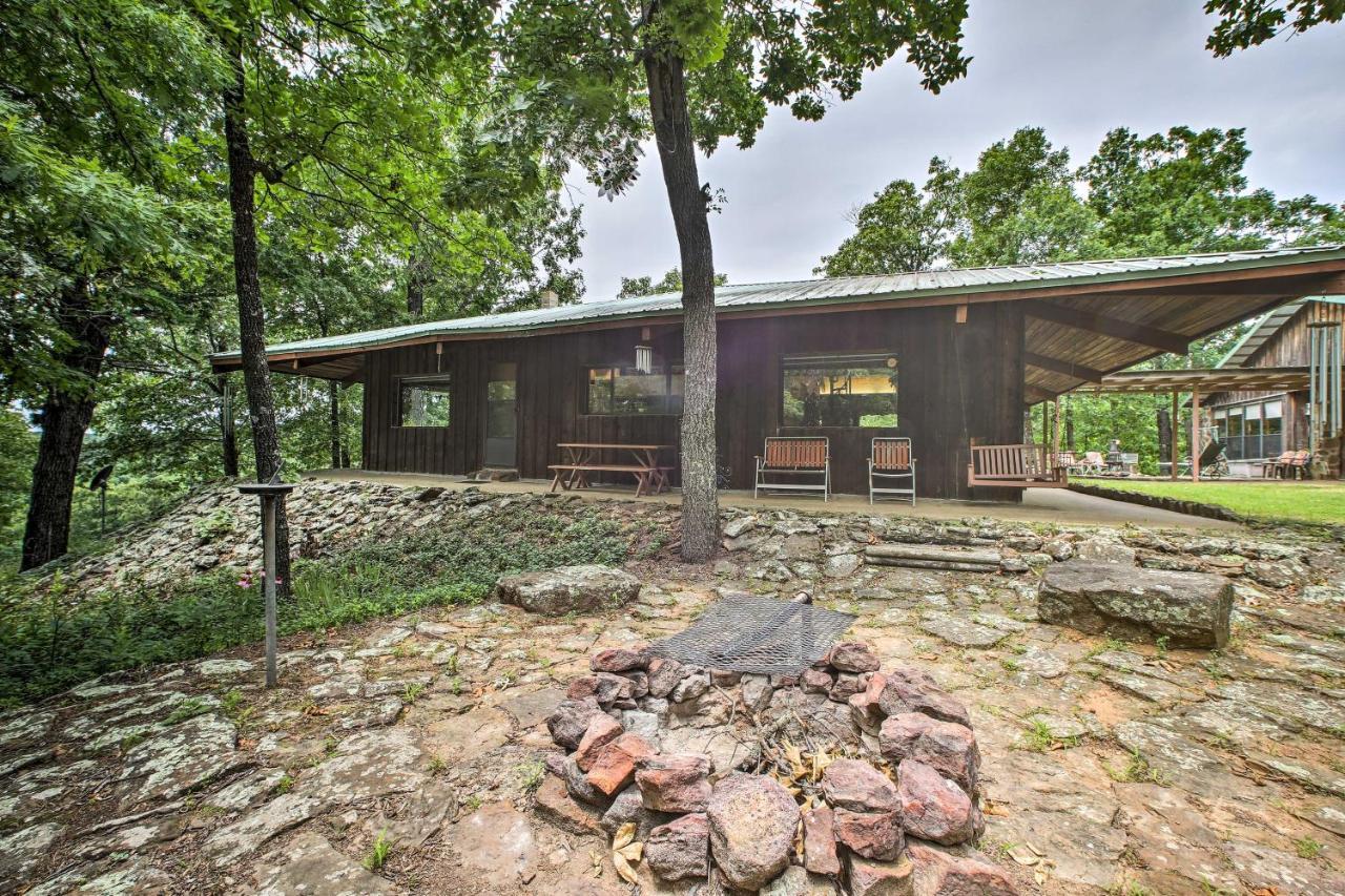 Pine Lodge Cabin On 450 Acres In Ozark Mountains Ponca Exterior foto